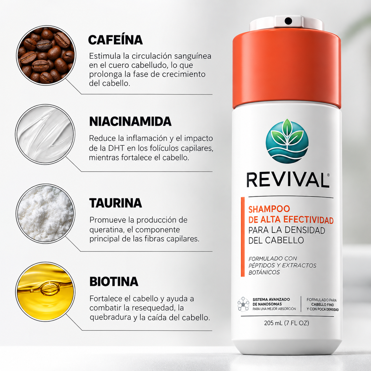 Revival | Shampoo de Alto Rendimiento para DENSIDAD Capilar