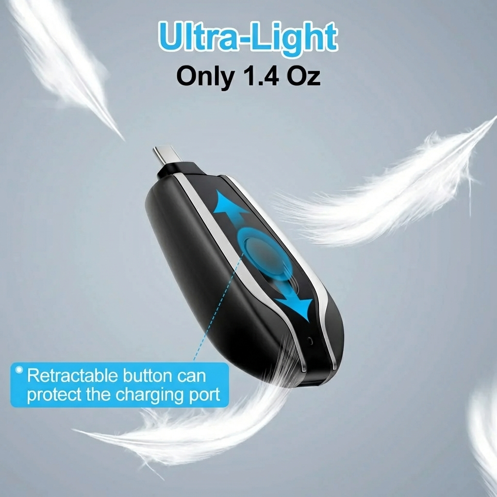 Vitals Mini Power Bank- Fully wireless add on